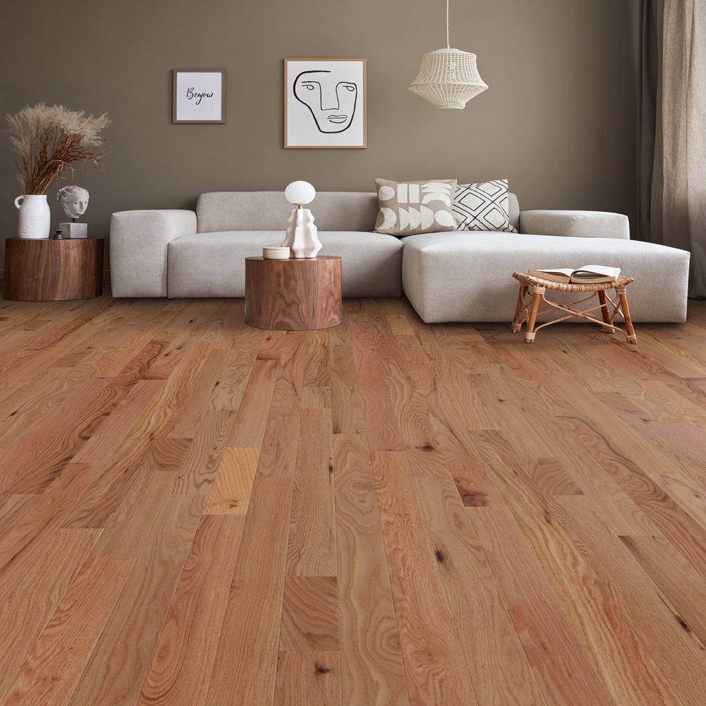 5" Prefinished Solid Premium Grade Red Oak Natural Hardwood Flooring on sale
