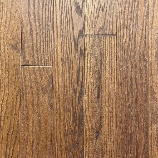 3/4" x 3 1/4" Character Red Oak Low Gloss Brushed Copper flooring best price