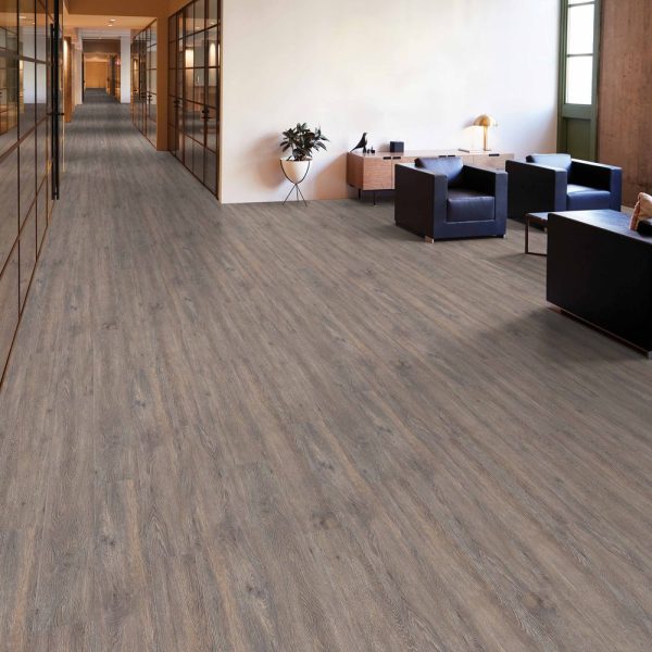 Next Floor Indestructible Weathered Oak LVP Vinyl Plank Flooring 415003 see installed in room