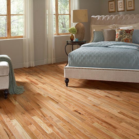 Mullican Oak Pointe 2.0 LG Natural Hardwood Flooring installed picture where to buy