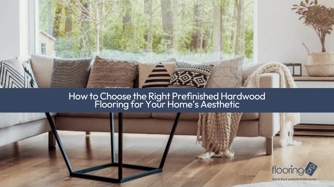 How to Choose the Right Prefinished Hardwood Flooring for Your Home’s Aesthetic