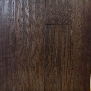 Dark Brown Character Oak Handscraped hardwood for sale