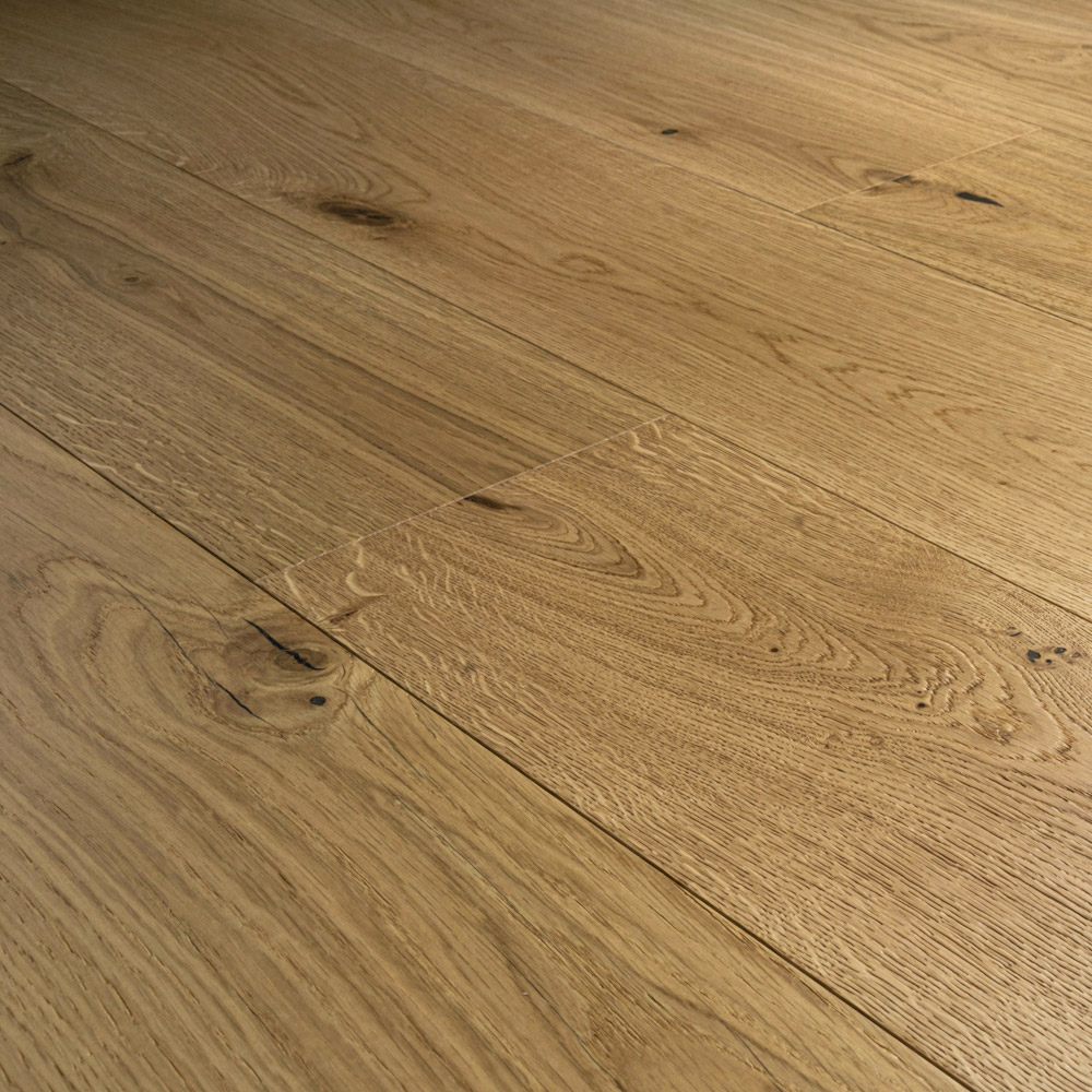 Bare Roots 1/2" x 7 1/2" Engineered European Oak Natural - Angle Swatch
