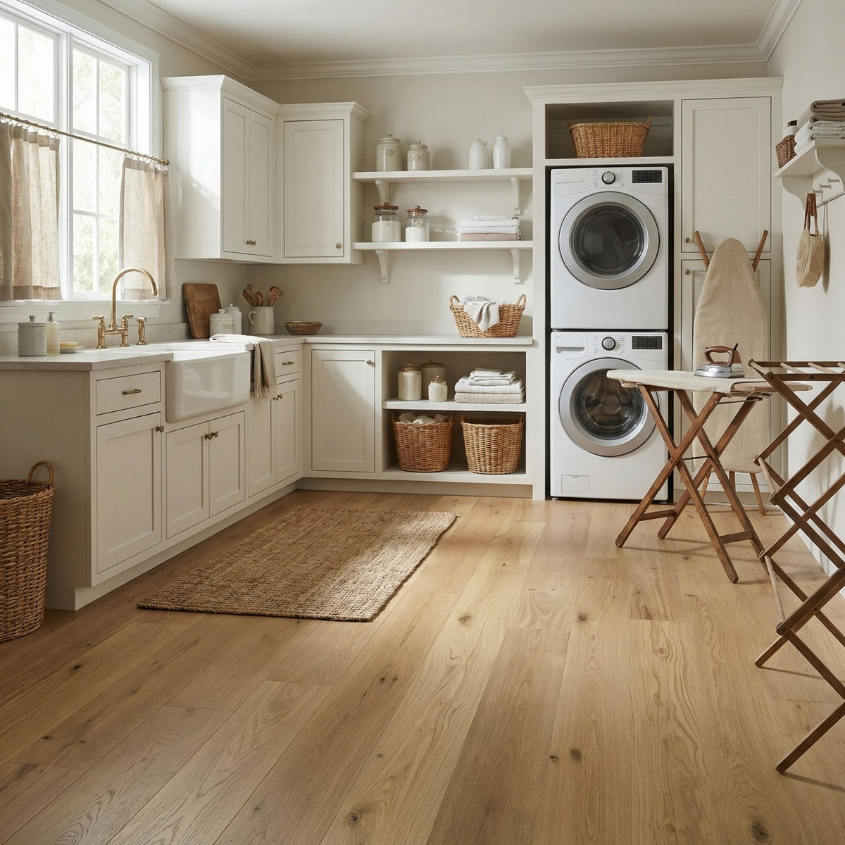 Bare Roots 1/2" x 7 1/2" Engineered European Oak Natural - Laundry Room