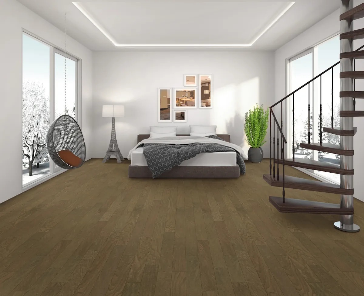 Mullican Eloquence 3/8" x 4 3/8" Engineered Oak in Coastal Pebble 50584