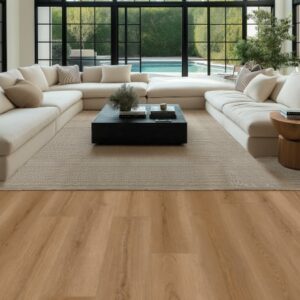 Chesapeake Fusion Design XL Tamarind laminate flooring room scene