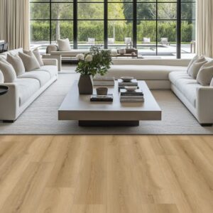 Chesapeake Fusion Design XL Thyme laminate flooring room scene