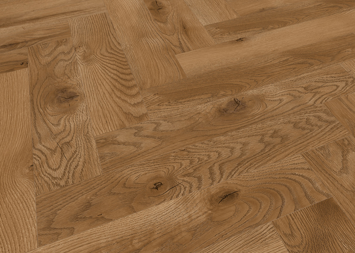 Inhaus Manor Graceland 64921 herringbone laminate angle view